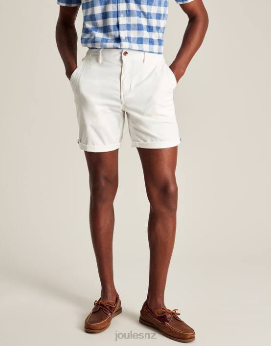 WHITE Dockside Woven Shorts Men Apparel Joules 2LLH232