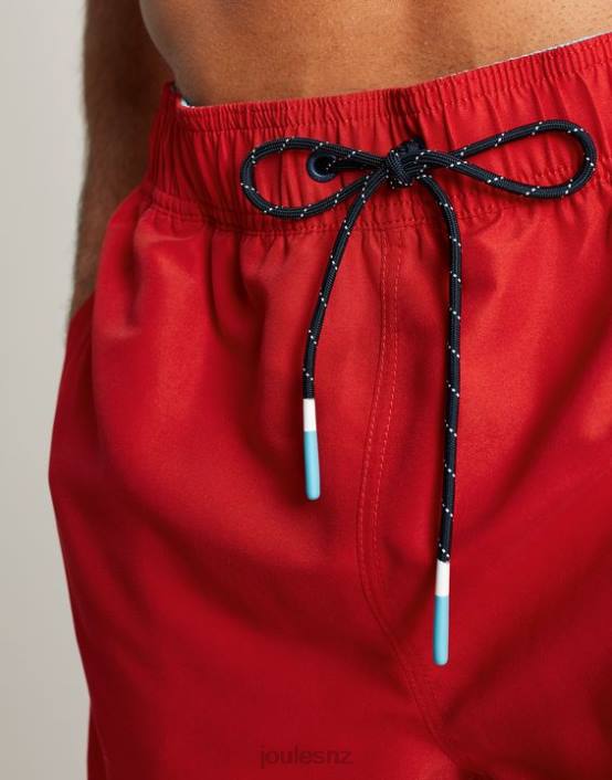 RED Galley Plain Swim Trunks Men Apparel Joules 2LLH234