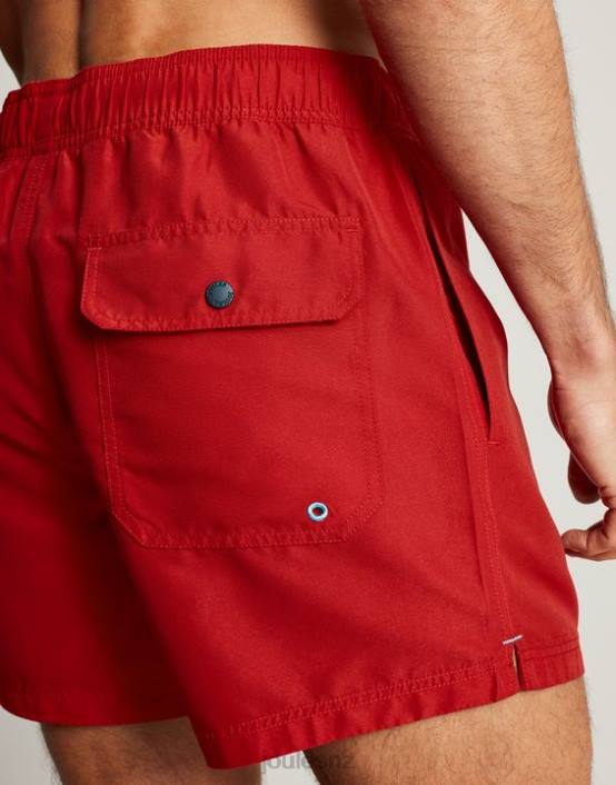 RED Galley Plain Swim Trunks Men Apparel Joules 2LLH234