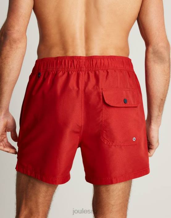 RED Galley Plain Swim Trunks Men Apparel Joules 2LLH234