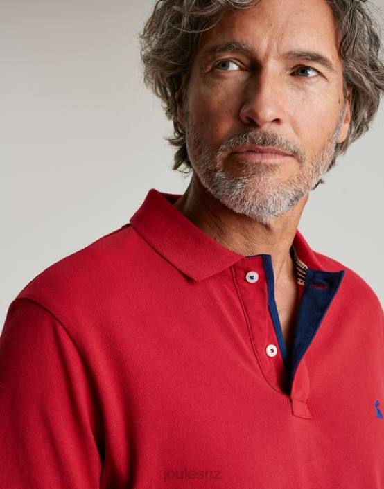 CHILLI RED Woody Polo Shirt Men Apparel Joules 2LLH193
