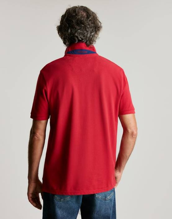 CHILLI RED Woody Polo Shirt Men Apparel Joules 2LLH193