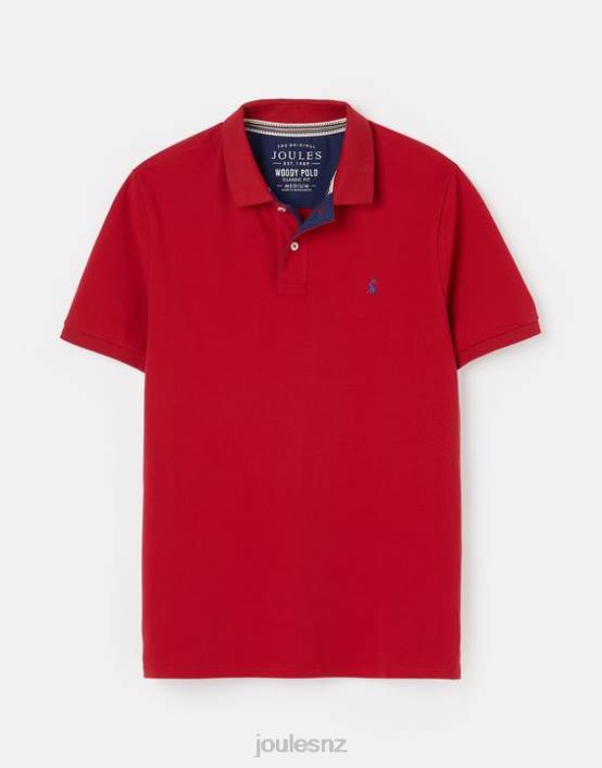 CHILLI RED Woody Polo Shirt Men Apparel Joules 2LLH193