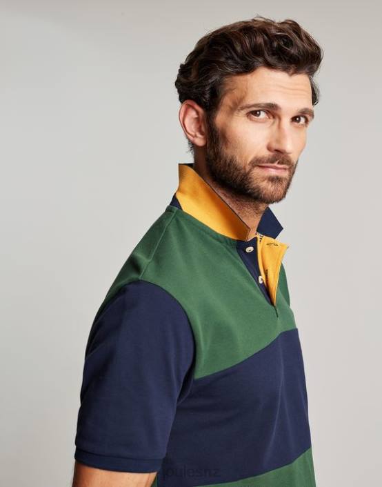 DARK GREEN Woody Polo Shirt Men Apparel Joules 2LLH173