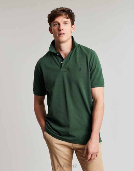 DARK GREEN Woody Polo Shirt Men Apparel Joules 2LLH192