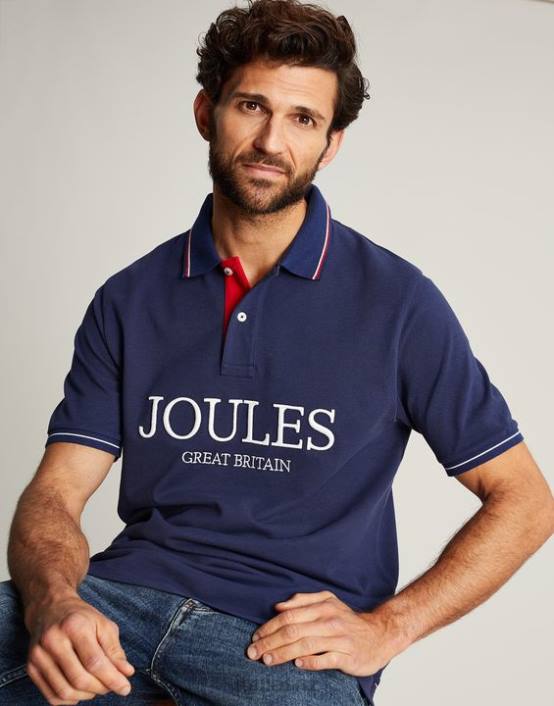 DEEP BLUE Polo Shirt Men Apparel Joules 2LLH237