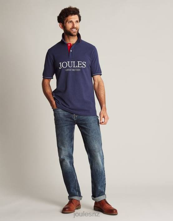 DEEP BLUE Polo Shirt Men Apparel Joules 2LLH237