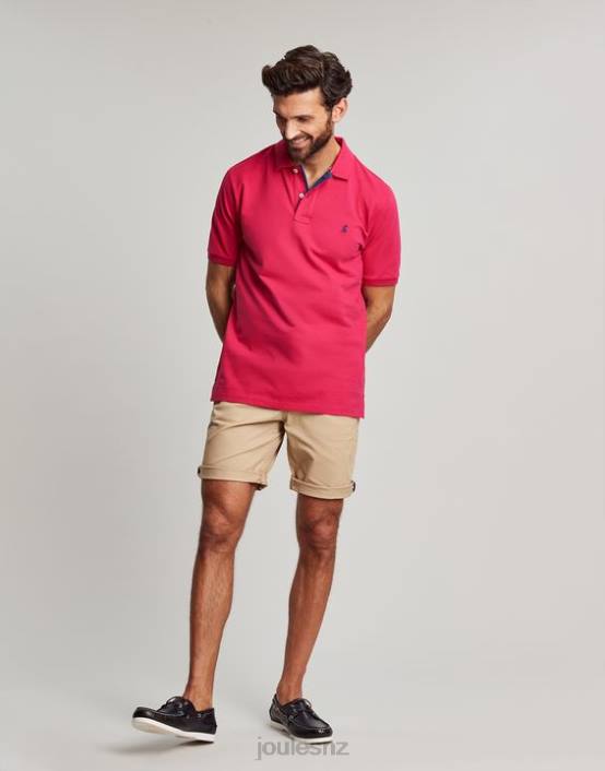 DEEP RASPBERRY Woody Polo Shirt Men Apparel Joules 2LLH196