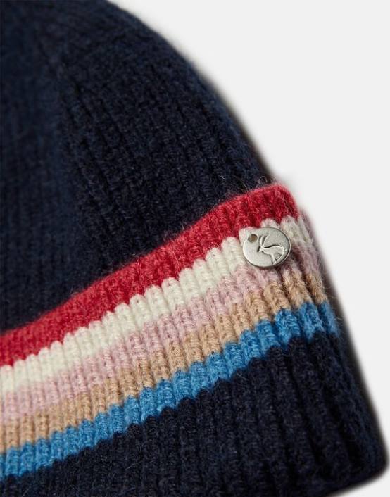 FRENCH NAVY Vera Knitted Hat Women Accessories Joules 2LLH161