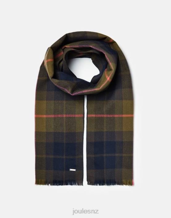 NAVY CHECK Farnsley Brushed Scarf Women Accessories Joules 2LLH118