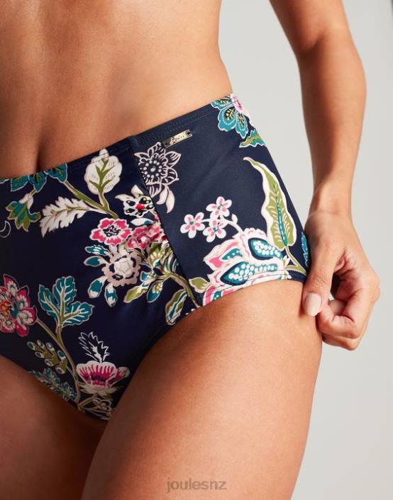 NAVY FLORAL Jasmine Bikini Bottoms Women Apparel Joules 2LLH137