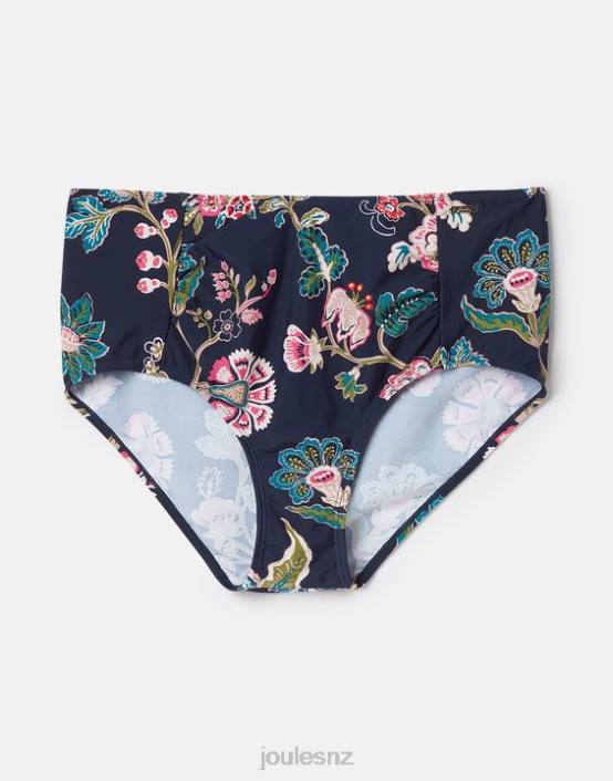NAVY FLORAL Jasmine Bikini Bottoms Women Apparel Joules 2LLH137