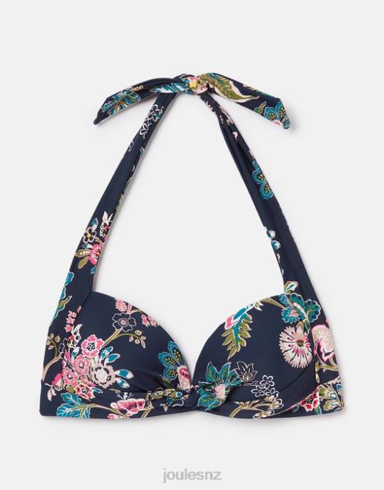 NAVY FLORAL Jasmine Bikini Top Women Apparel Joules 2LLH132