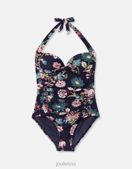 NAVY FLORAL Jasmine Swimsuit Women Apparel Joules 2LLH111