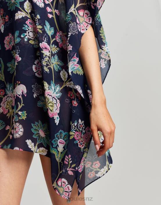 NAVY FLORAL Rosanna Cover Up Women Apparel Joules 2LLH133