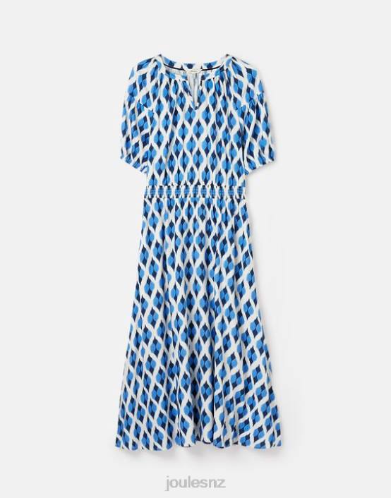 BLUE IKAT Rochelle Dress Women Apparel Joules 2LLH48