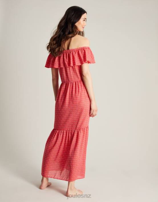 FLORAL PINK Fern Beach Dress Women Apparel Joules 2LLH91