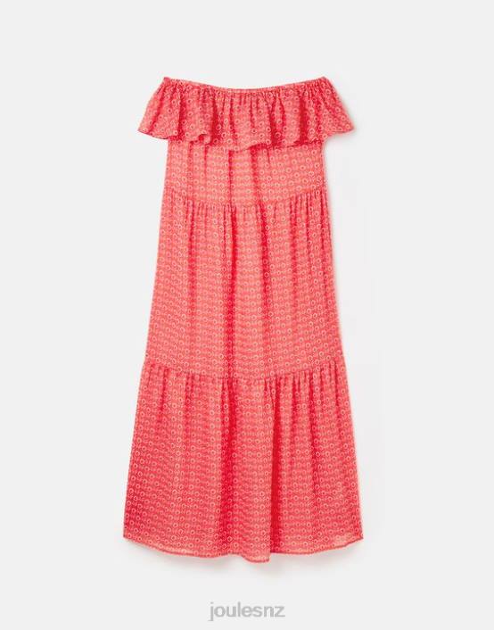 FLORAL PINK Fern Beach Dress Women Apparel Joules 2LLH91