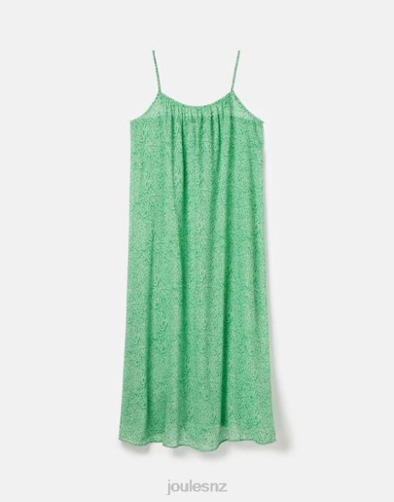 GREEN FLORAL Amanda Beach Dress Women Apparel Joules 2LLH93