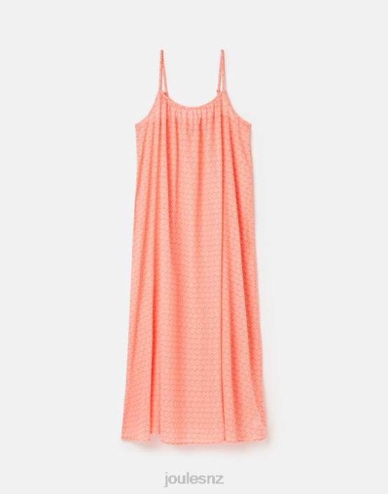 ORANGE DITSY Amanda Beach Dress Women Apparel Joules 2LLH70