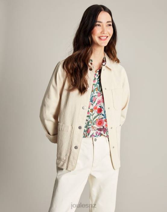 ECRU Alice Denim Jacket Women Apparel Joules 2LLH45