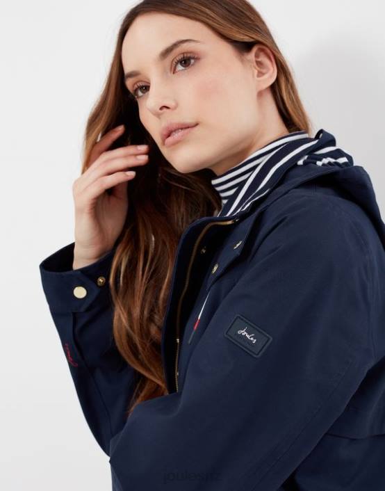 FRENCH NAVY Coast Waterproof Jacket Women Apparel Joules 2LLH134