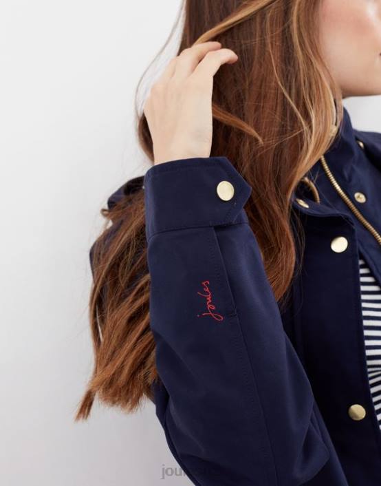 FRENCH NAVY Coast Waterproof Jacket Women Apparel Joules 2LLH134