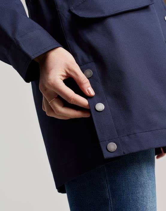 FRENCH NAVY Padstow Raincoat Women Apparel Joules 2LLH8
