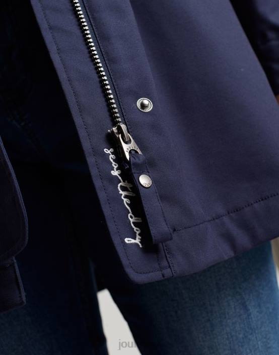 FRENCH NAVY Padstow Raincoat Women Apparel Joules 2LLH8