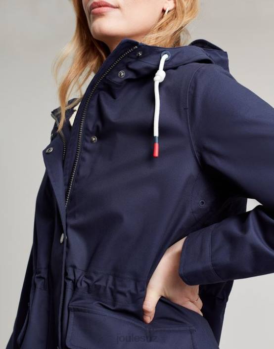 FRENCH NAVY Padstow Raincoat Women Apparel Joules 2LLH8