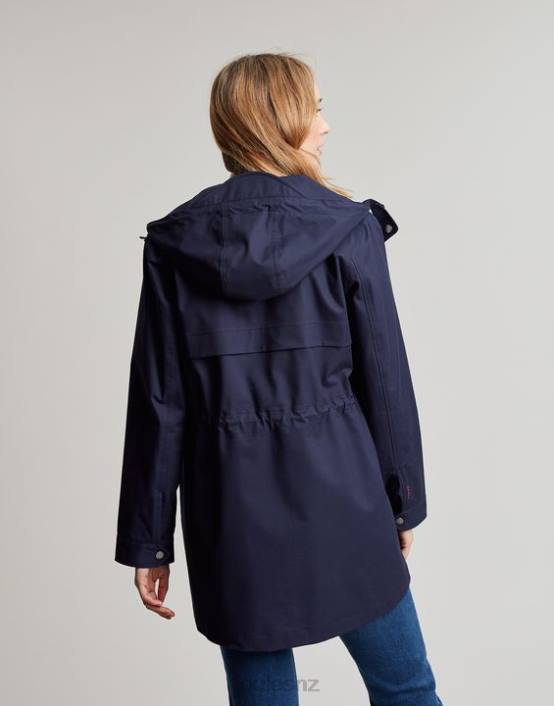FRENCH NAVY Padstow Raincoat Women Apparel Joules 2LLH8