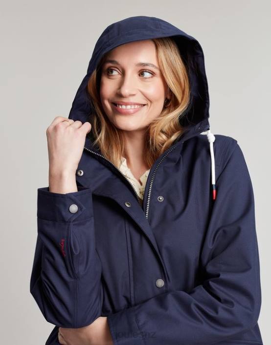 FRENCH NAVY Padstow Raincoat Women Apparel Joules 2LLH8