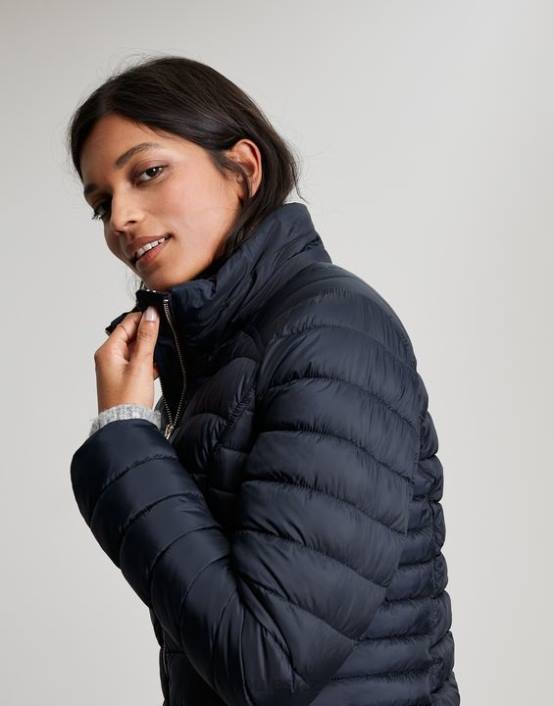 MARINE NAVY Canterbury Long Coat Women Apparel Joules 2LLH95