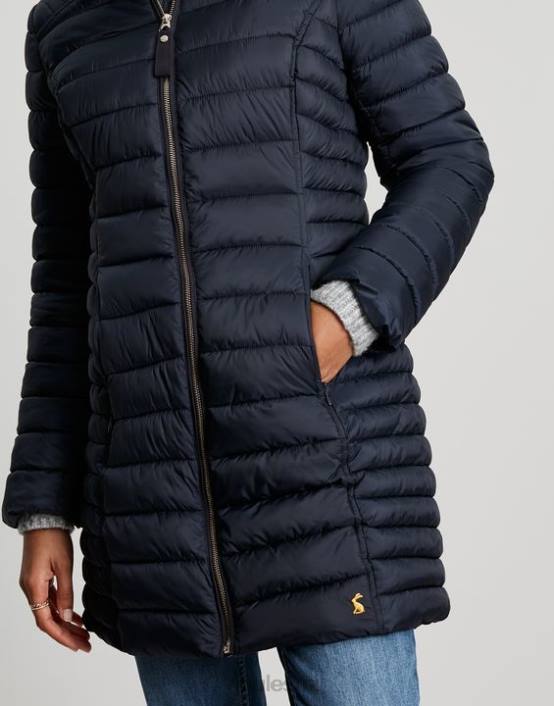 MARINE NAVY Canterbury Long Coat Women Apparel Joules 2LLH95