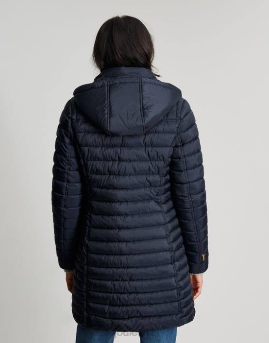 MARINE NAVY Canterbury Long Coat Women Apparel Joules 2LLH95