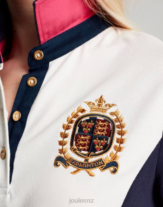 CREAM Badminton Embellished Polo Shirt Women Apparel Joules 2LLH75