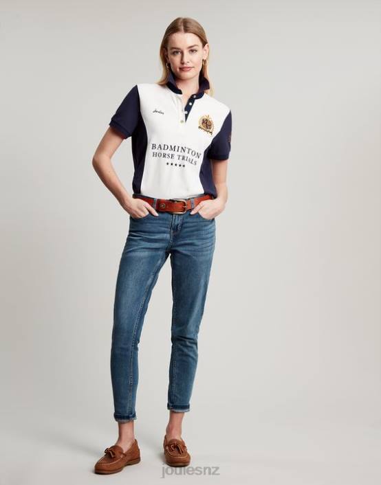 CREAM Badminton Embellished Polo Shirt Women Apparel Joules 2LLH75