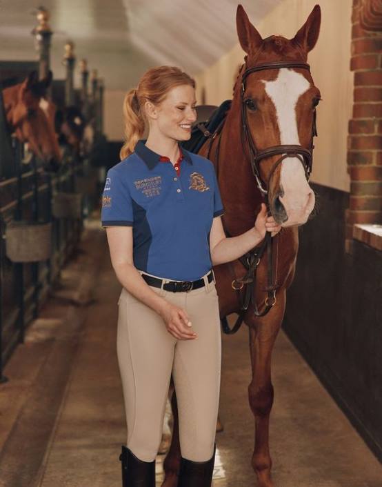 DARK BLUE Burghley Polo Shirt Women Apparel Joules 2LLH114