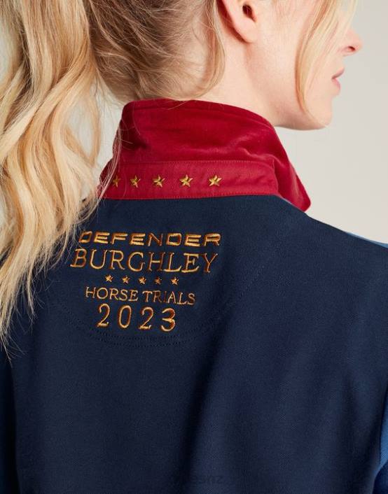 DARK BLUE Burghley Polo Shirt Women Apparel Joules 2LLH114