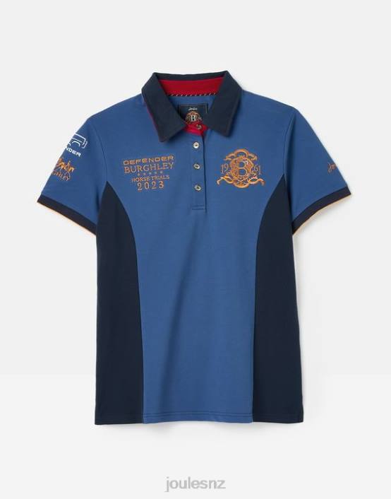 DARK BLUE Burghley Polo Shirt Women Apparel Joules 2LLH114