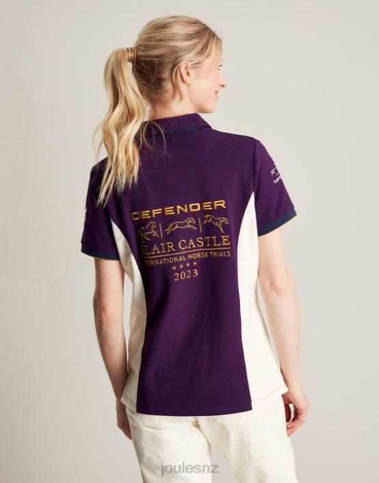 PURPLE BERRY Blair Polo Shirt Women Apparel Joules 2LLH127