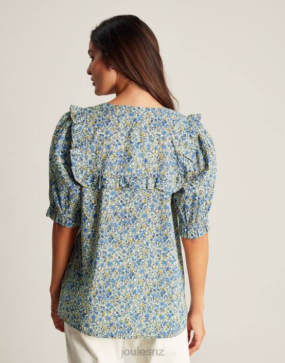 DITSY Clarabelle Button Through Blouse Women Apparel Joules 2LLH99