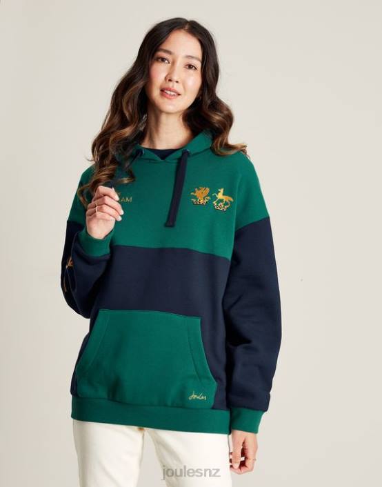 PACIFIC Unisex Bramham Hooded Sweatshirt Women Apparel Joules 2LLH68
