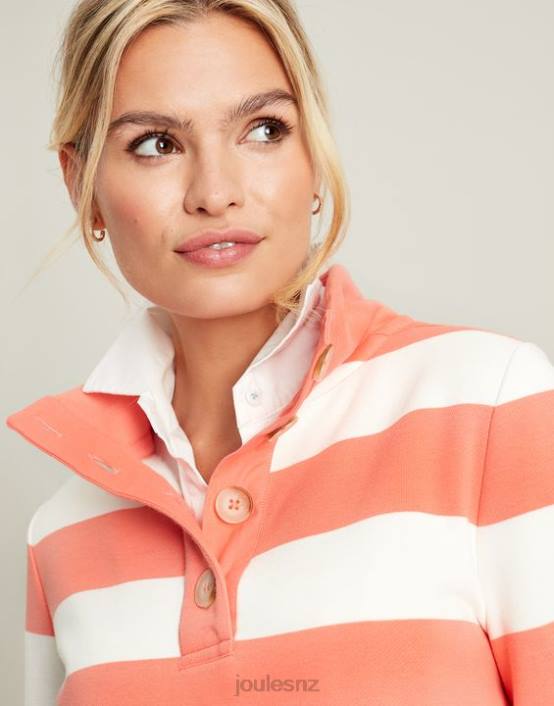 PINK STRIPE Serena Sweatshirt Women Apparel Joules 2LLH25