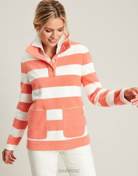 PINK STRIPE Serena Sweatshirt Women Apparel Joules 2LLH25