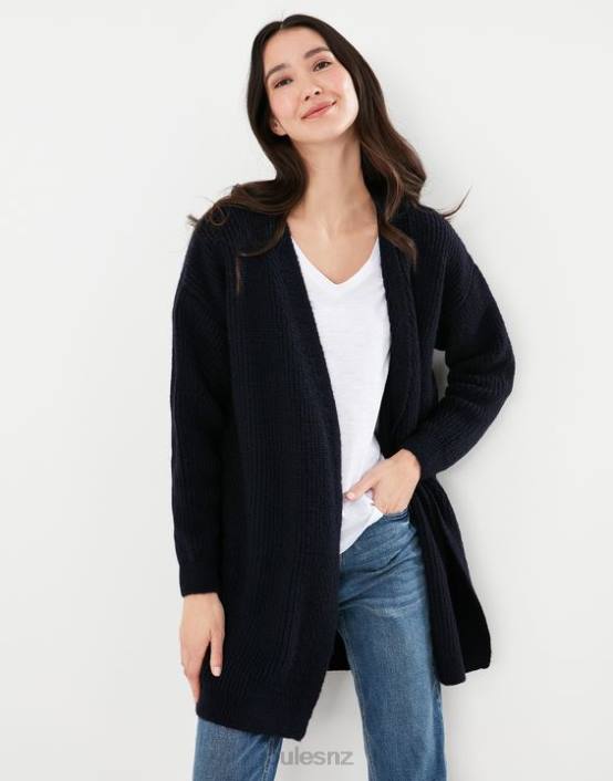 BLUE GEM Caroline Longline Cardigan Women Apparel Joules 2LLH139