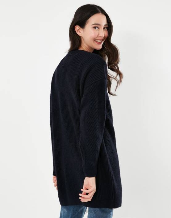 BLUE GEM Caroline Longline Cardigan Women Apparel Joules 2LLH139